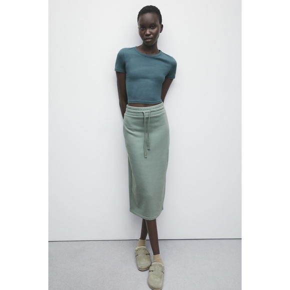 Zara high waisted midi skirt - Picture 7 of 13